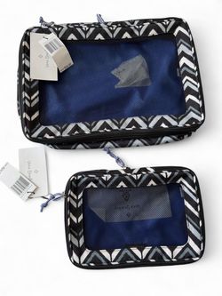 Vera Bradley Expandable Packing Cubes in the Lotus Chevron pattern