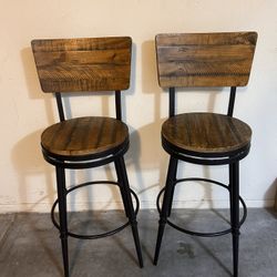 Wooden Bar Stools