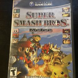 Smash Bros Melee Complete In Box