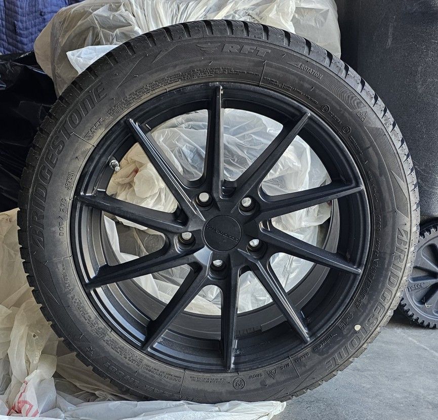 Winter Tires And Rims - Bridgestone Blizzak