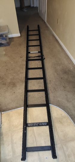 Tactical fourteen foot fold up ladder