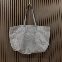 Saks Fifth Avenue Blue Tote Bag