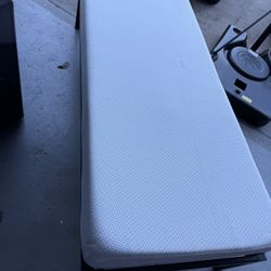 2 Narrow Twin Bed  W/ Metal Frame  