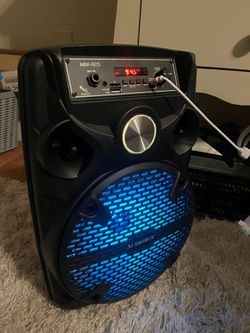 Bluetooth audio box speaker stand not included