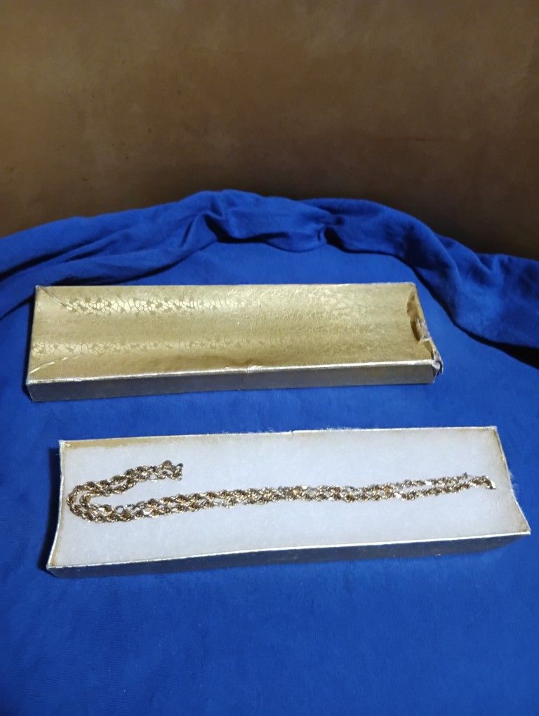 10k gold rope 3mm 18 inch