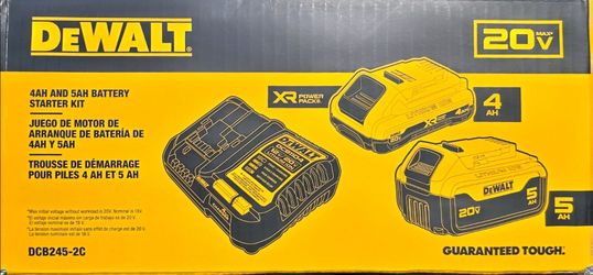 Dewalt 20v xr batteries and charger