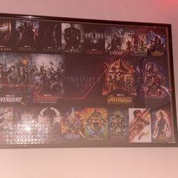 Framed Marvel Puzzle
