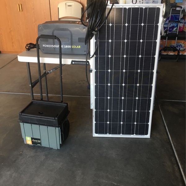 Xantrex Xpower 1500/ Power Source 1800 Solar With Panel for Sale in Las