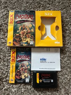 Brutal: Above the Claw Sega 32X CIB - NO TRADE