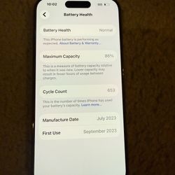 iPhone 15 Pro 128 Gb Natural Titanium Unlocked 