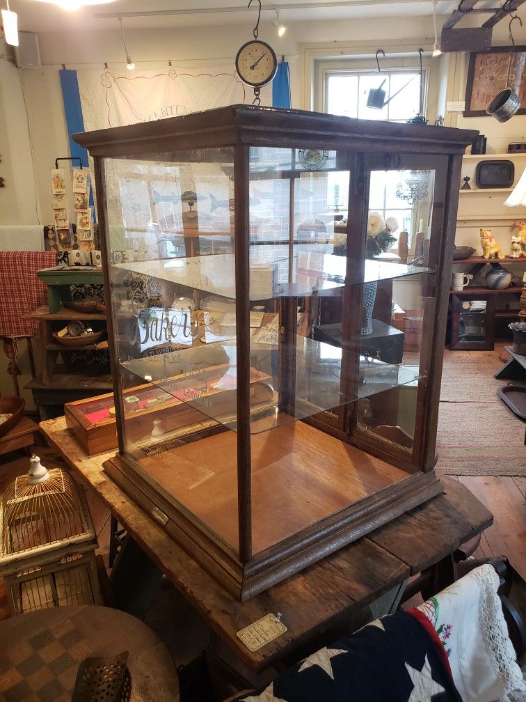 Antique Bakers Display Case