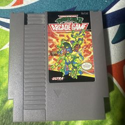 Teenage Mutant Ninja Turtles II: The Arcade Game NES CLEANED & TESTED