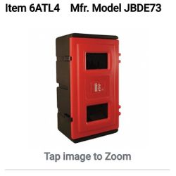 JONESCO Fire Extinguisher Cabinet (Model JBDE73), a heavy-duty, surface-mounted protective enclosure designed for 20 lb or 30 lb fire extinguishers