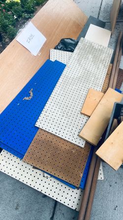 Free- peg board sheets