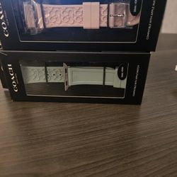 New coach watch bands compatible with Apple watchs
