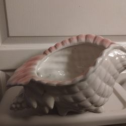 Conch Vase Planter Nautical Beach Theme