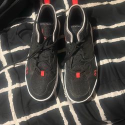 Nike Air Jordan Stay Loyal  in the Black/University Red/White colorway