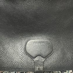 Black 💯% Authentic Prada (Vacchetta Old Nero) Crossbody 