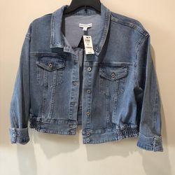 And Now This Women’s Denim/jeans Jacket /blue/size XL/nwt