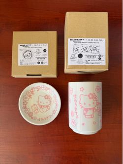 Hello kitty x Bokksu Tea Cup new