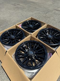 FINANCING AVAILABLE Fuel Rebel 8x180 20” Off-Road Wheels Satin Black