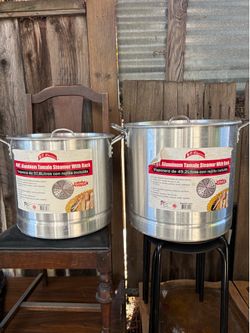 2  tamales steamer. With out steamer rack
