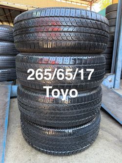 265/65/17 (4) Toyo A30 Open Country