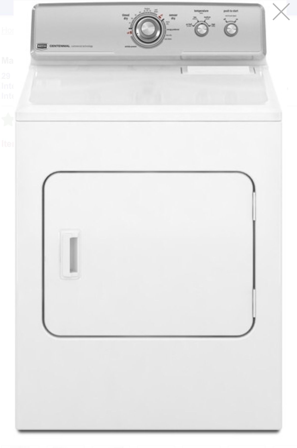 Maytag centennial Dryer