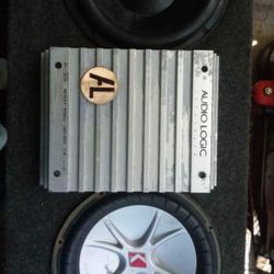 2 10 Inch Subwoofer And Amp For 125_$_