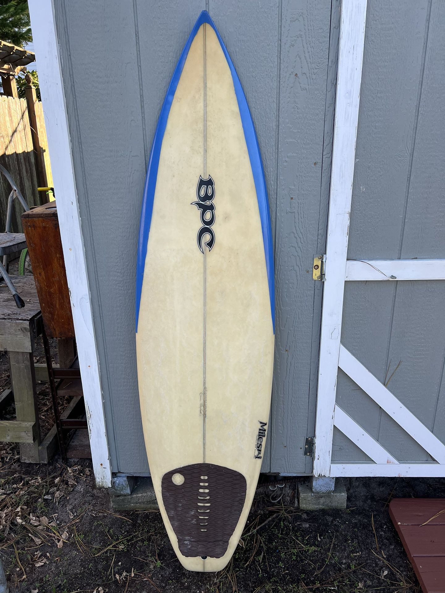 BPC Surfboard 6’1” X 183/4 X 2 5/8 Squash Tail