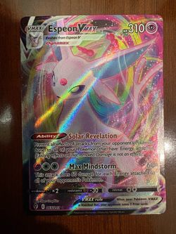 Pokemon Espeon VMAX Evolving Skies 65/203 Holo Ultra Rare NM/M PACK FRESH!