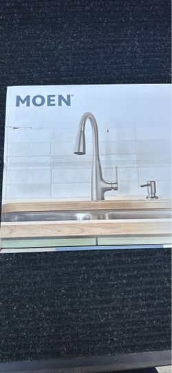 Moen Pull-Down Kitchen Faucet with Soap Dispenser