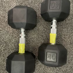 40 Pound Dumbbell Set