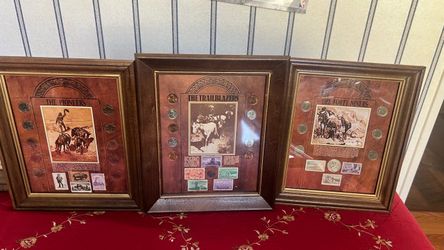 Set of 3 Vintage Framed Coin and Stamp Collections $140.00 Sun, Mar 15, 05:28 AM
