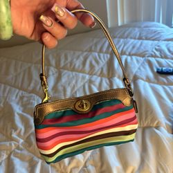 Coach Striped Bag 