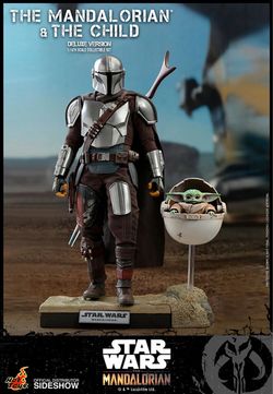 Hot Toys Mandalorian & The Child Deluxe 1/6 Scale Set