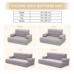 Brand New Open Box Foldable Mattress - Queen
