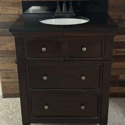 Bathroom Vanity With 2 Drawers