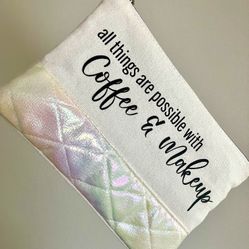 Makeup bag, E.l.f. eyebrow gel/powder kit, & eyebrow brush bundle ☕️👁️💄💋💅🏻