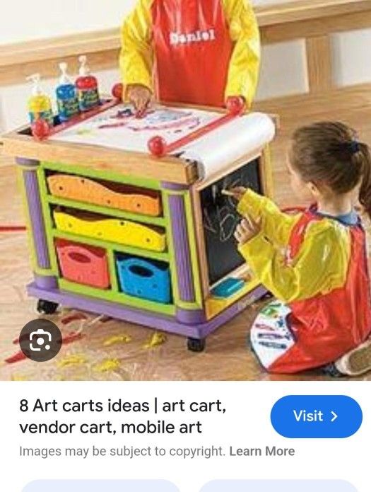 Large Solid Wood Children's Activity Center 