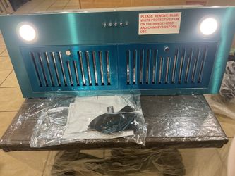Range Hood Insert 30 inch,Stainless Steel Kitchen Vent Hood Ducted/ductless Convertible Duct NEW