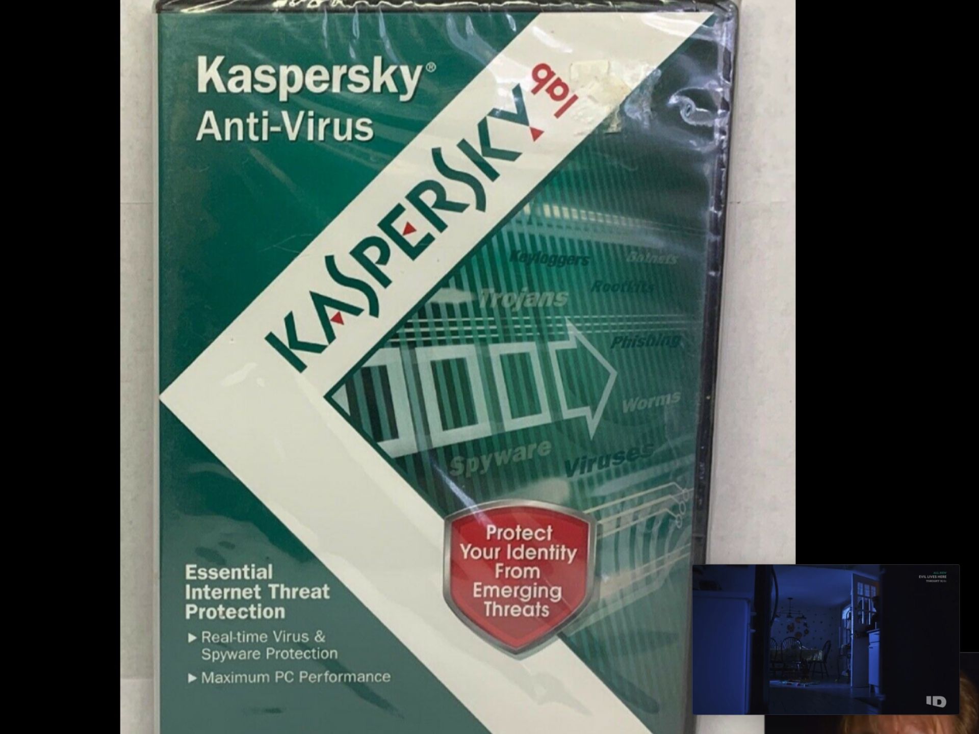 antivirus box cd key included kasperky for 3 computers