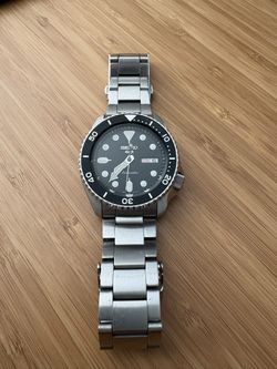 Seiko 5 Sports Automatic Watch – Stainless Steel – Black Dial