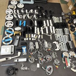 Nintendo Wii Remotes And Controllers And Accessories All For 350