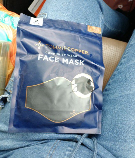 Tommie Copper 2 Pk Face Masks NEW