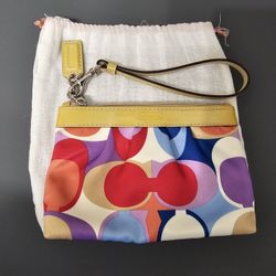 Women's Coach wristlet 