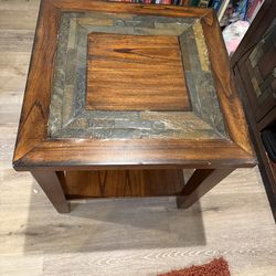 Entertainment center and end table