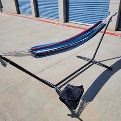 Double Hammock Bed with Stand and  Carrying Bag
