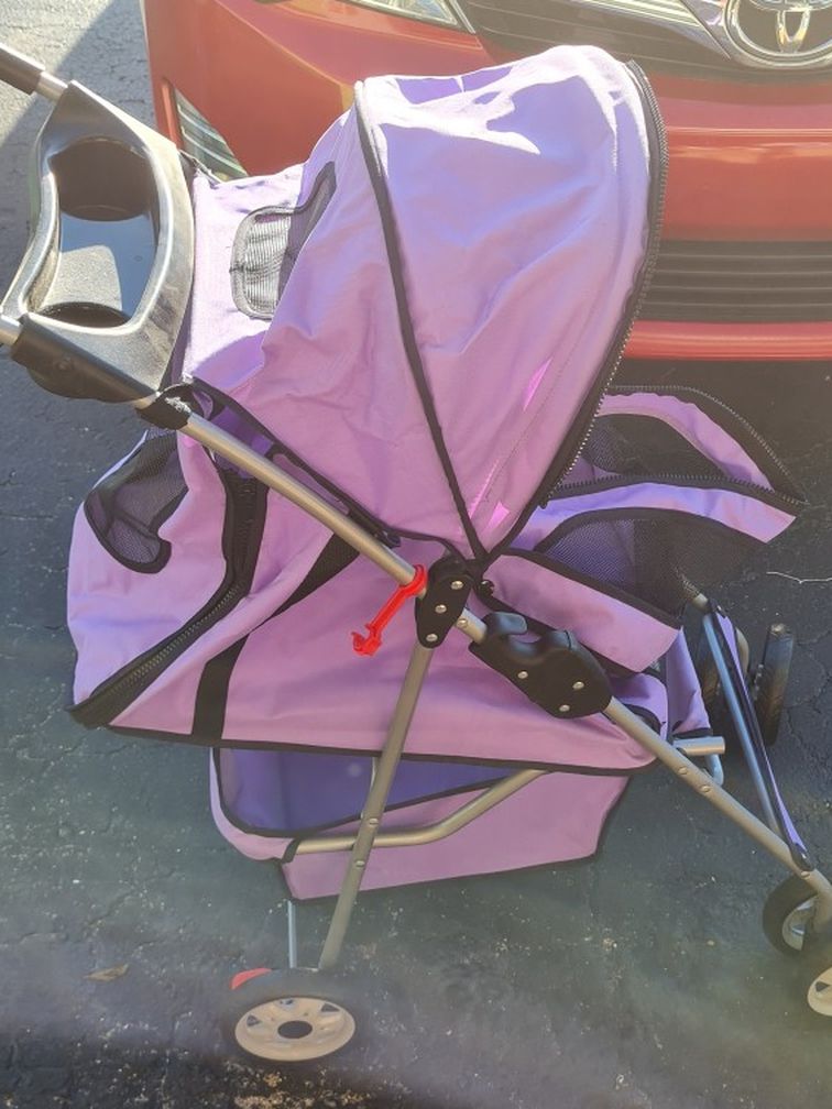 Dog Stroller W/ Cup Holders