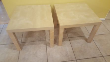 2 end tables
